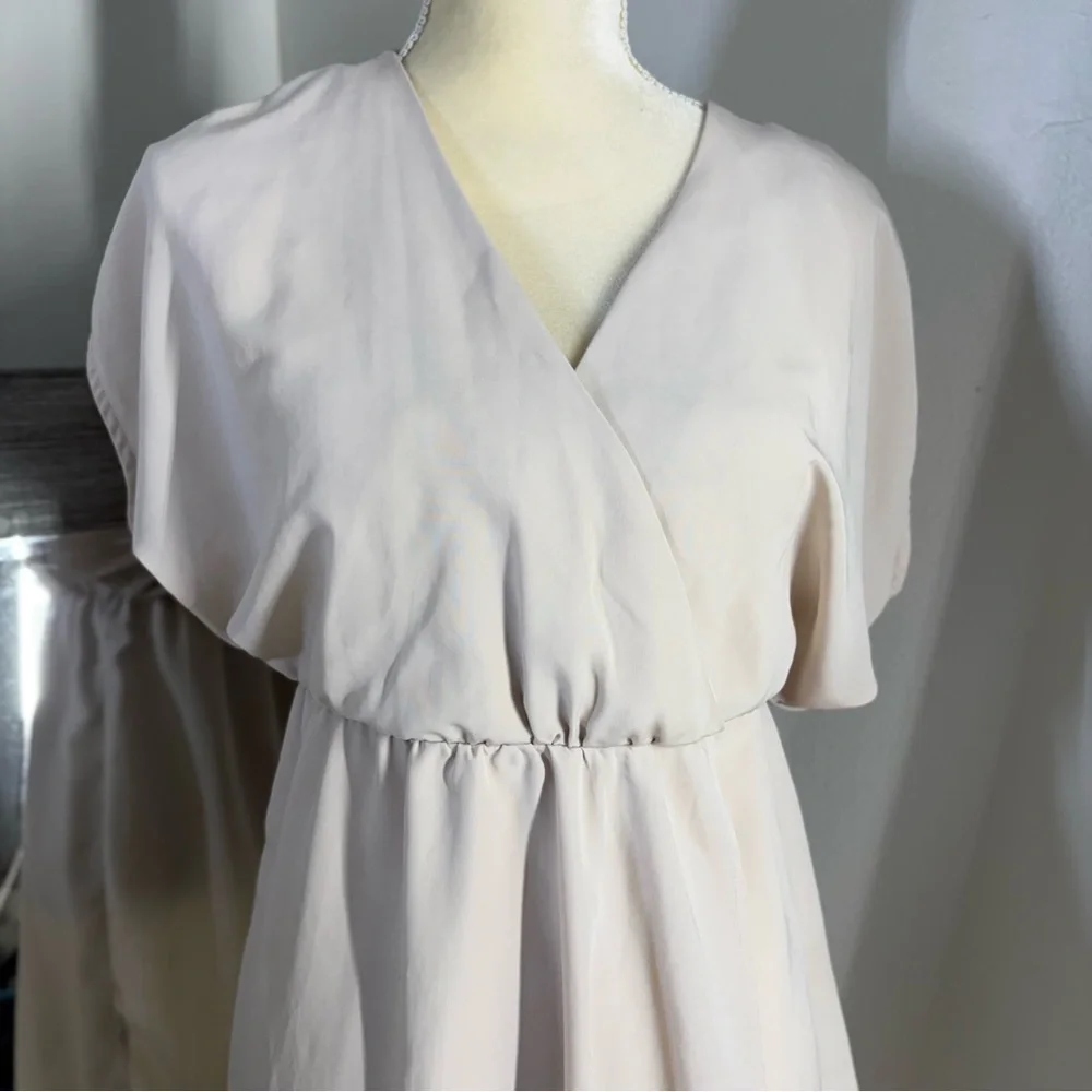 H&M Cream Dolman Sleeve V-Neck Sundress